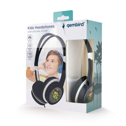 Gembird Kids Volume Limiting Pirate Parrot Headphones