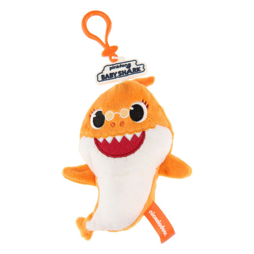 Baby Shark Plush Keyring Coin Purse with Small Zipped Pocket (Grandma Shark)