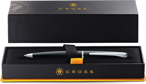 Cross ATX Basalt Black Ballpoint Pen Black Ink