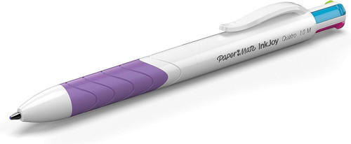 Paper Mate Inkjoy Quatro 1.0mm Ballpoint Pen 4 Fun Colours