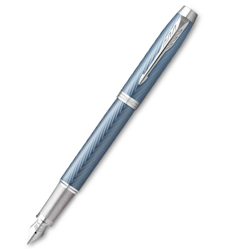 Parker IM Premium CT Fountain Pen Blue / Grey Fine Nib