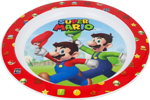Super Mario 'Luigi and Mario'  Microwave Compatible Plate