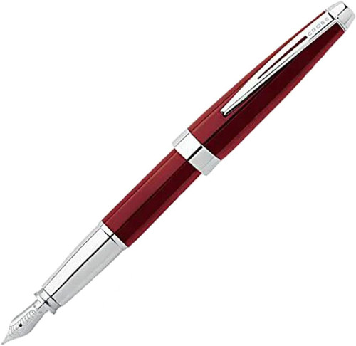 Cross Aventura Red Fountain Pen with Medium Nib