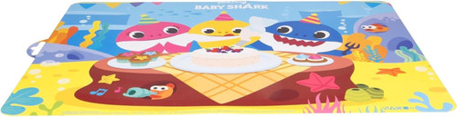 Twin Pack of Baby Shark Meal Time Place Mats 40cm (16") X 28cm (11")