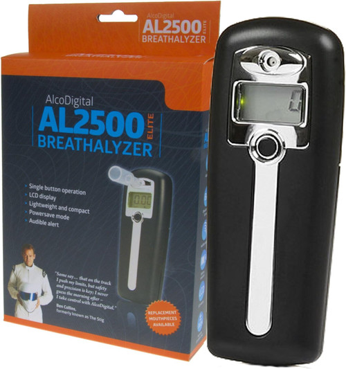 AlcoDigital AL2500 Breathalyser Recommended by Ben Collins, formerly 'the Stig'