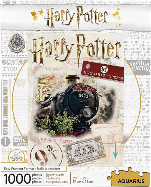 Harry Potter Puzzle Hogwarts Express Train Ticket (1000 Piece Jigsaw Puzzle)