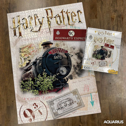 Harry Potter Puzzle Hogwarts Express Train Ticket (1000 Piece Jigsaw Puzzle)