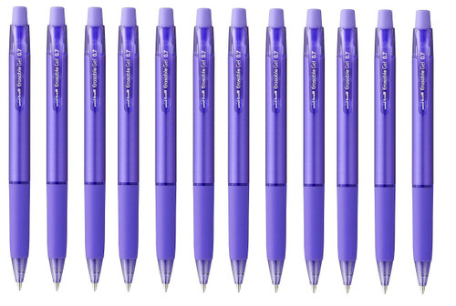 Uni-Ball Erasable Retractable Gel 0.7mm Pen Violet Ink URN-181