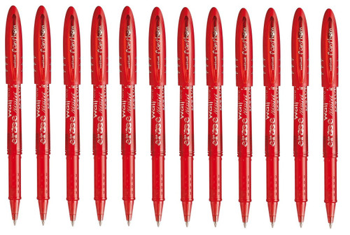 Uni-Ball Fanthom Erasable UF-202-07 Red Pen 12 Pack