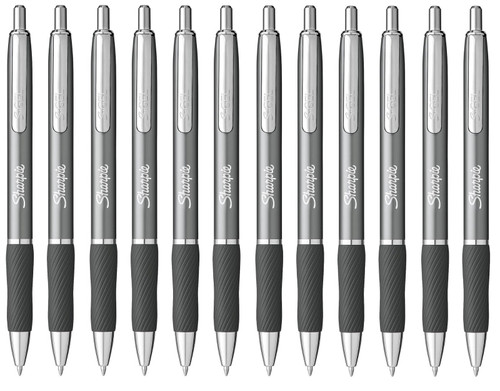 Sharpie S-Gel 0.5mm Fine Gel Pen with Black Ink 12 Pack of Pens