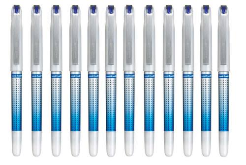 Uni Ball UB-187S Eye Designer Blue Rollerball Pen Fine 0.5mm Line