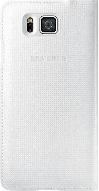 Samsung Flip Premium Case Cover for Samsung Galaxy Alpha White