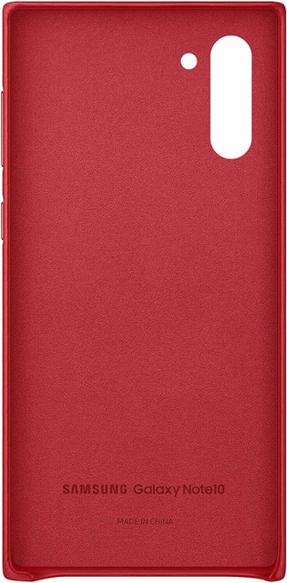 Samsung Original Galaxy Note10 Leather Cover Case Red