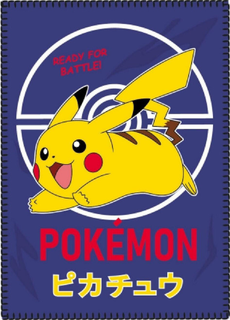 Pokemon Pikachu Fleece Blanket 100% Polyester