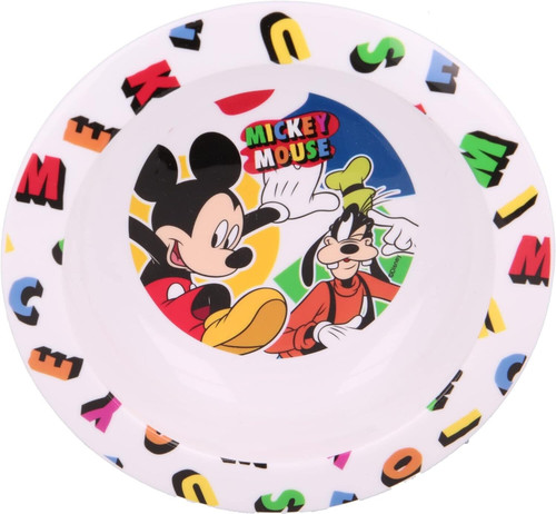 Mickey mouse plate shop and bowl set