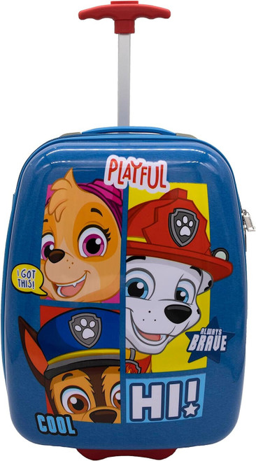 Paw Patrol Pull Along Travel Suitcase Trolley Rigid Shell