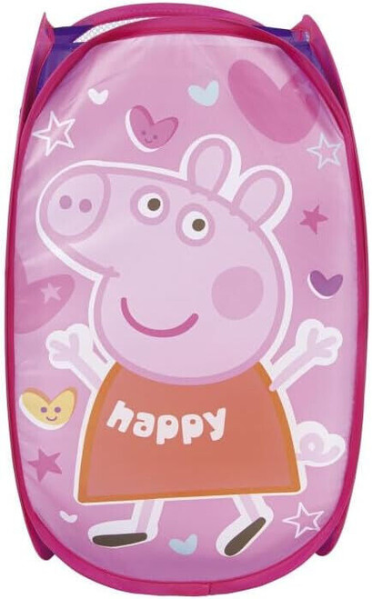 Peppa Pig  Square Pop Up Storage Basket Pink