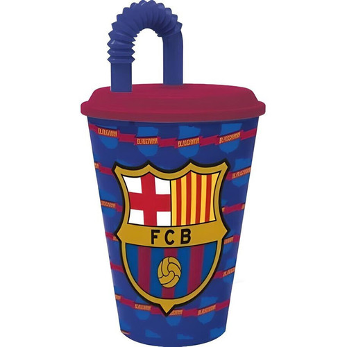 FC Barcelona Official Tumbler Cup Capacity with Straw (With Hologram)