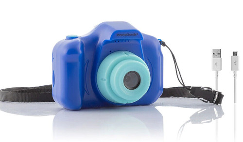 Children's 3 Mega Pixel Rechargeable Digital Camera with 2" LCD Screen Blue