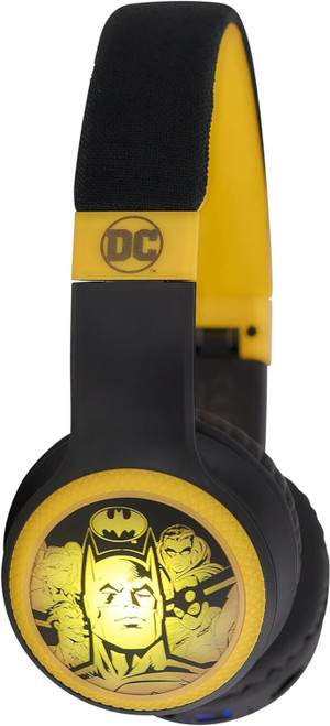 Batman Official Light Up Headphones Wireless and Wired Function