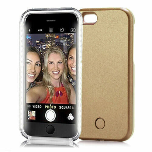 Casu Selfie Light Up LED Case Cover for  iPhone 6 / 6S Gold