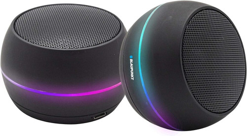 Blaupunkt 2 X Stereo Bluetooth Speakers with LED Lights 3W Power
