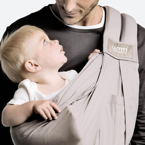 Diono Smile 'We Made Me' Classic Baby Sling 5 Carry Positions Pebble