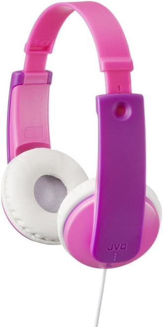 JVC Kids Headphones HA-KD7, Volume limiter, Kid Safe, Adjustable Purple/Pink