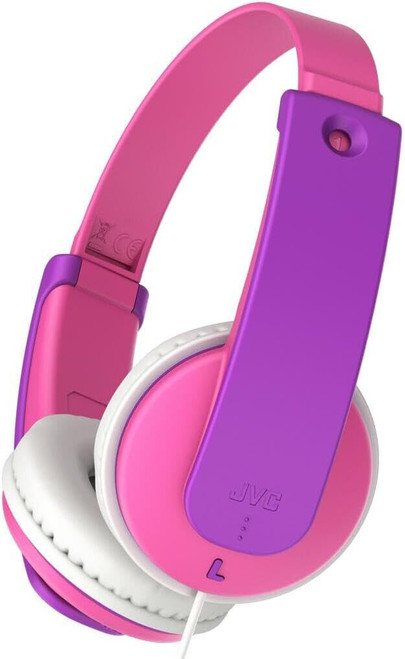 JVC Kids Headphones HA-KD7, Volume limiter, Kid Safe, Adjustable Purple/Pink