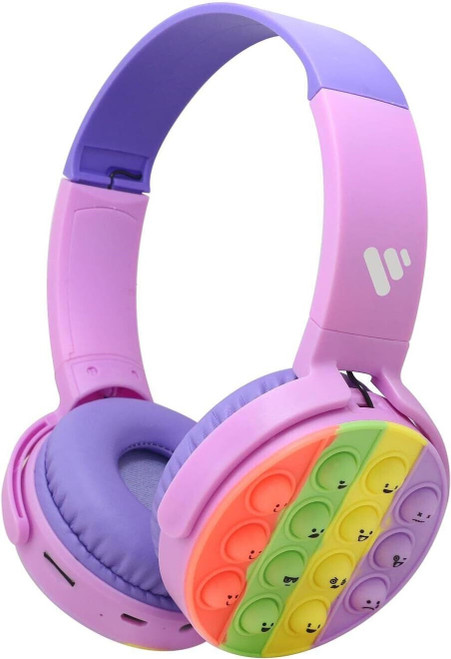 Vybe Kids Wireless Bluetooth 'Stress Buster' On Ear Headphones Vybe Kids Wireless Bluetooth 'Stress Buster' On Ear Headphones