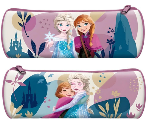 Disney Frozen Barrel Pencil Case with Anna and Elsa Disney Frozen Barrel Pencil Case with Anna and Elsa