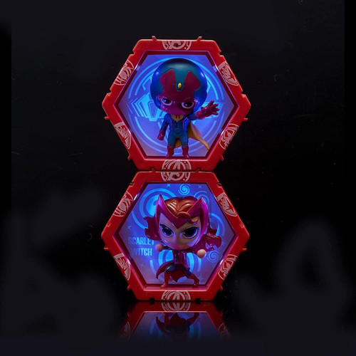 WOW! PODS Avengers Collection Vision and Scarlet Witch Superhero Light-Up Heads WOW! PODS Avengers Collection Vision and Scarlet Witch Superhero Light-Up Heads