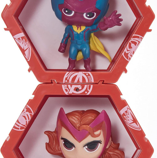 WOW! PODS Avengers Collection Vision and Scarlet Witch Superhero Light-Up Heads WOW! PODS Avengers Collection Vision and Scarlet Witch Superhero Light-Up Heads