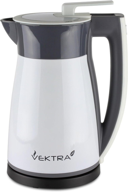 Vektra Vacuum Insulated Environmentally Eco Friendly Easy Pour Cordless Kettle