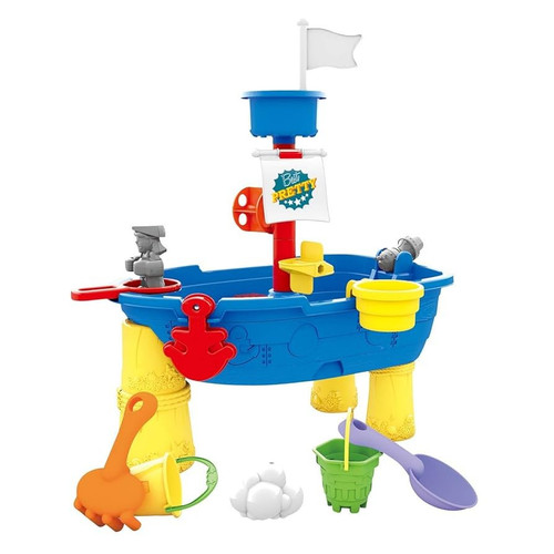 Sand and Water Play Boat with Rain Feature