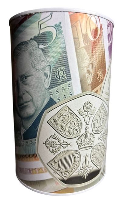 King Charles III Sealed Money Tin 6" X 4" (15cm X 10cm) King Charles III Sealed Money Tin 6" X 4" (15cm X 10cm)