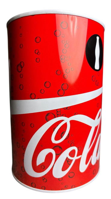 Enjoy Cola Sealed Money Tin 6" X 4" (15cm X 10cm) Red and White