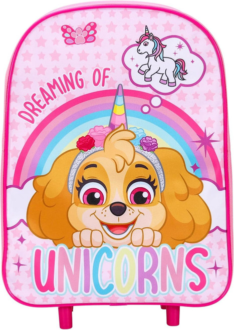 Paw Patrol Skye 'Unicorns' Trolley Bag with Extendable Handle and Wheels