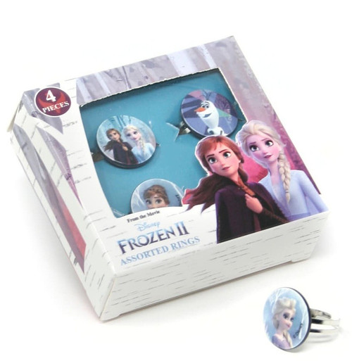 Disney Frozen Set of 4 Rings in an Gift Box