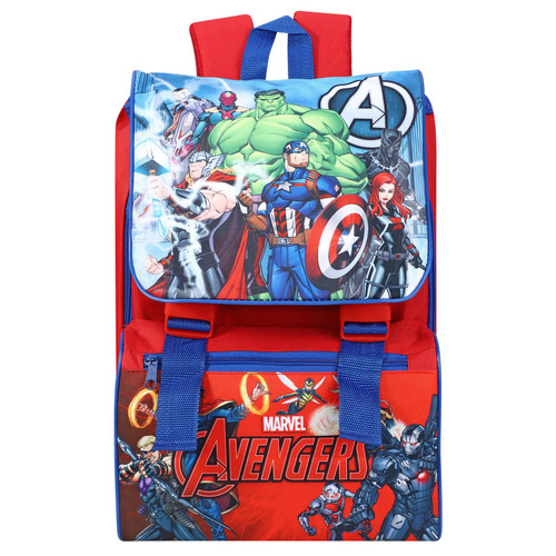 Avengers Deluxe Padded Square Style Backpack