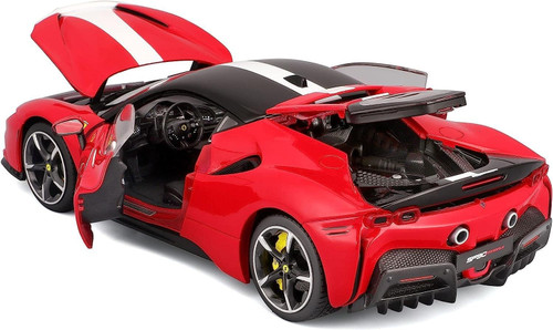 Bburago Ferrari Signature SF90 STRADALE Super Car 1:18 Scale Incredible Detail