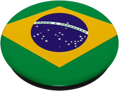 PopSockets PopGrip Premium Flag of Brazil