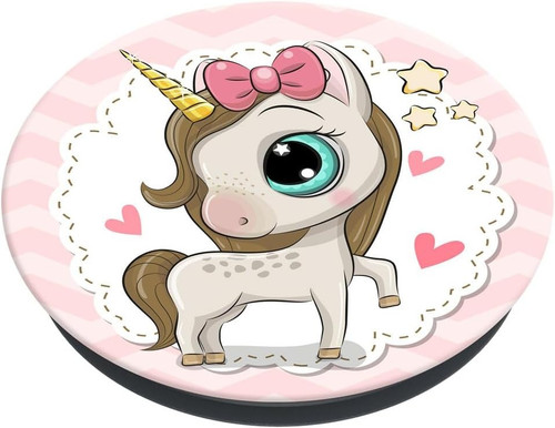 PopSockets PopGrip Extendable Grip for Phones Basic Unicorn