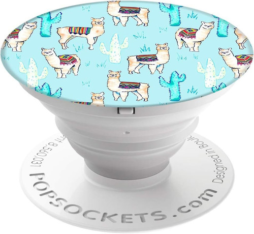 PopSockets PopGrip Extendable Grip for Phones Furry Peru Cactus