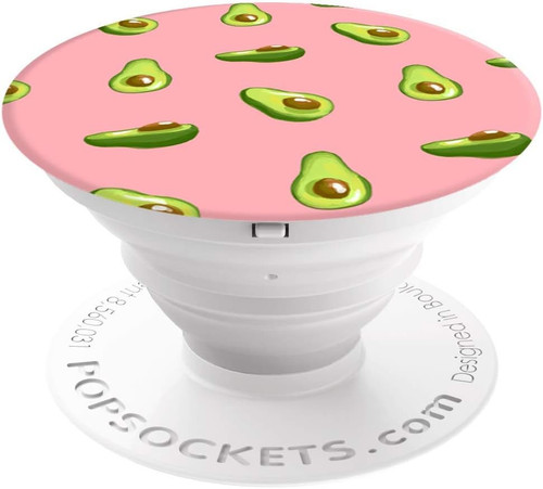 PopSockets PopGrip Extendable Grip for Phones Avocados Pink