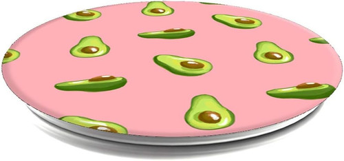 PopSockets PopGrip Extendable Grip for Phones Avocados Pink
