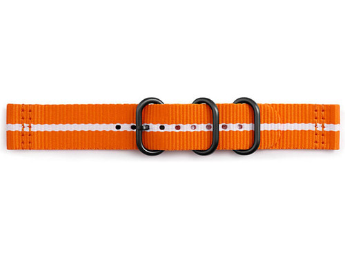 Official Samsung Gear Sport R600 Premium Nato Strap Orange / White