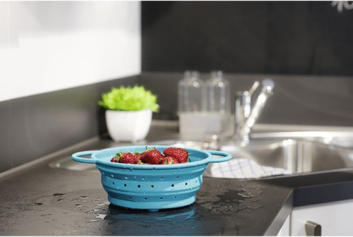 Xavax Collapsible Silicone Colander Strainer 3.8 Litre Silicone