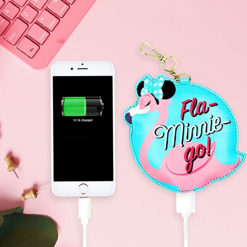 Minnie Mouse 'Fla-Minnie-Go!'  2200 mAh Soft PVC Power Bank Battery Backup