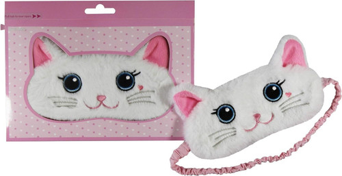 Cute Plush Cat Sleep Eyemask White Persian Cat
